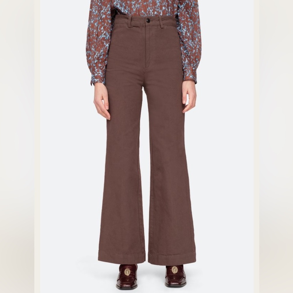 Sea New York Brown High-Waisted Pants